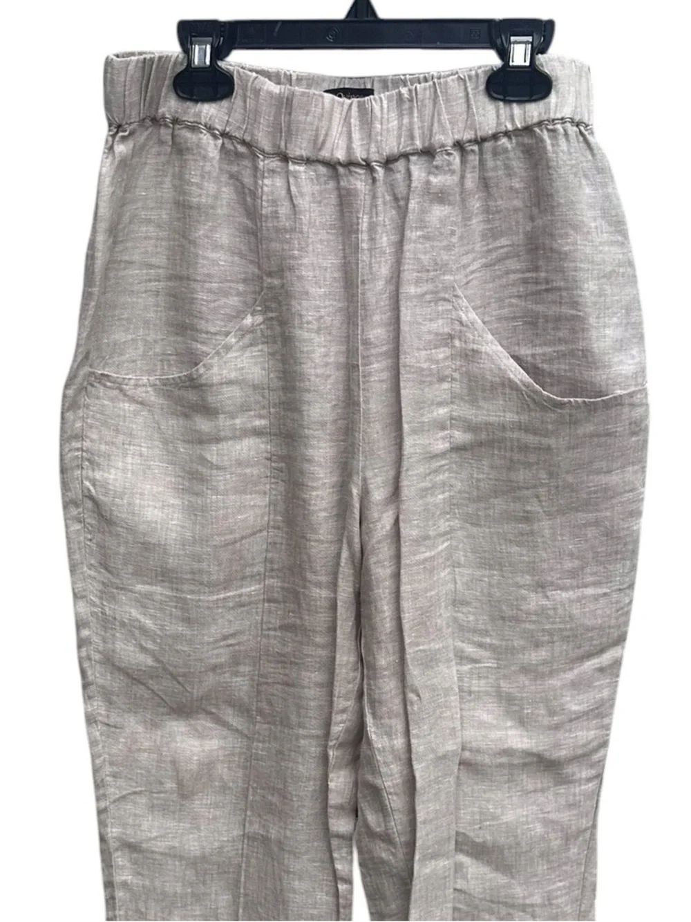 Quince Light Taupe 100% Linen Pants Size Small 📦